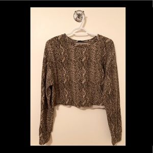 ❗️SALE❗️ZARA - Snake Crewneck